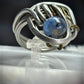 Blue Kyanite and Silver Ring:￼The Stabilizer