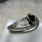 Silver ring with Black Onyx:         All Is Secure