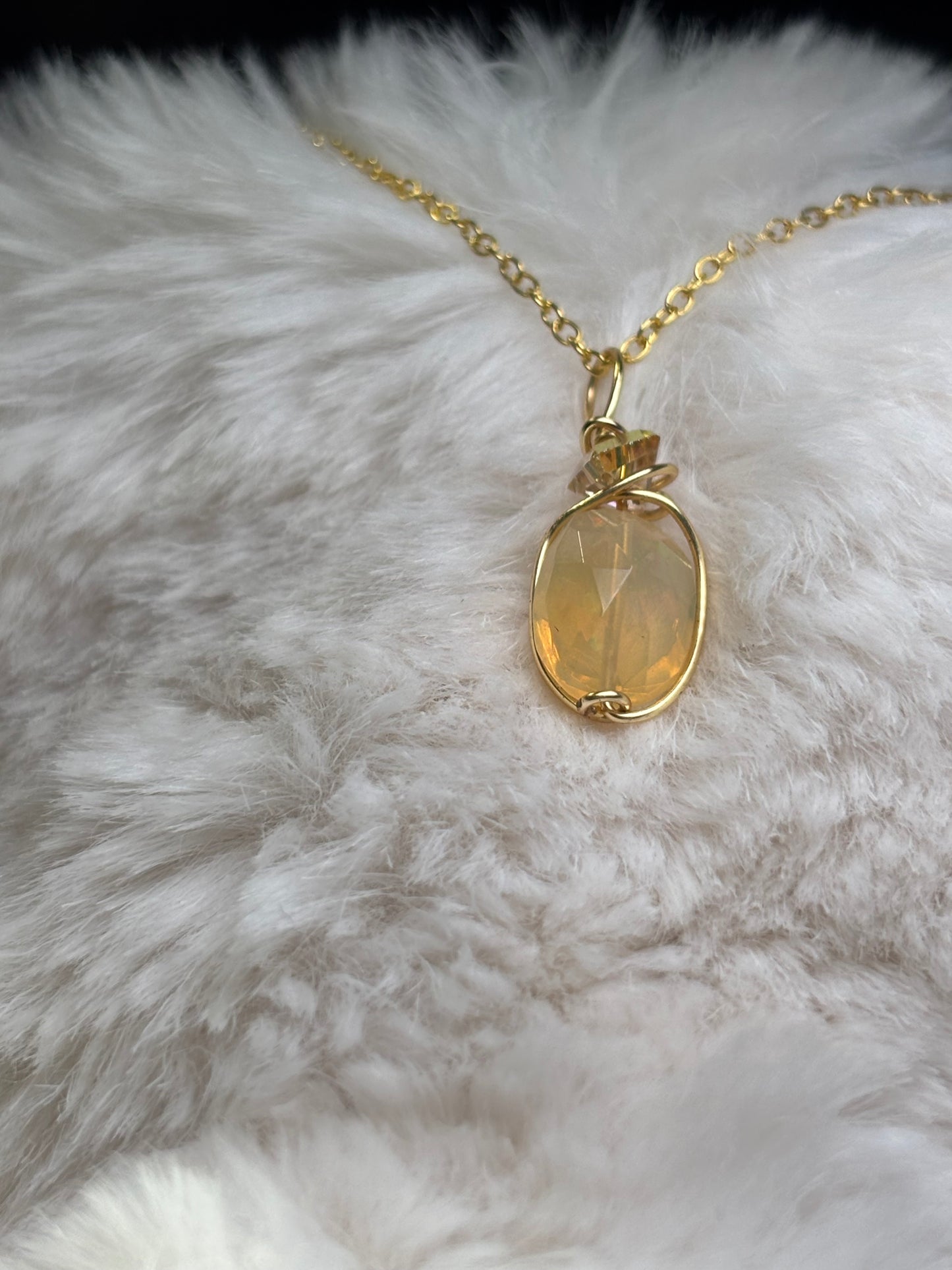 Star Fire: Opal Pendant