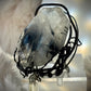 Crystal lightning: black tourmaline, and crystal ring ￼￼