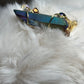 Celestial blade: Titanium Aura Quartz “ rainbow quartz”