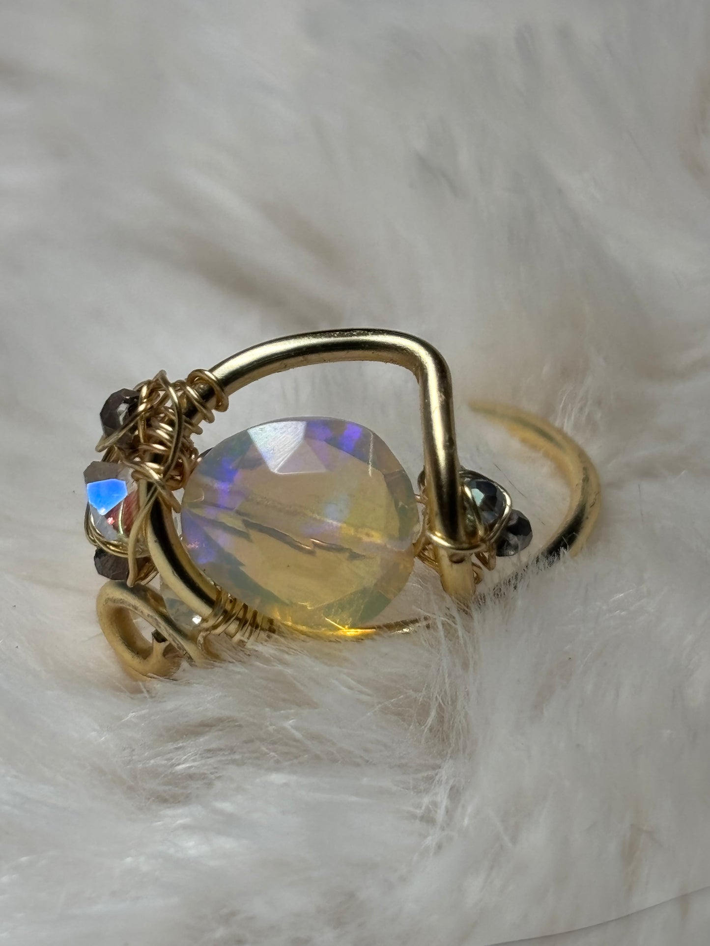 Opal ring: quiet wonder ￼