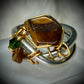 Tiger eye and silver ring: Stable Freedom￼