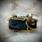 Lava Rock Ring in Gold ￼