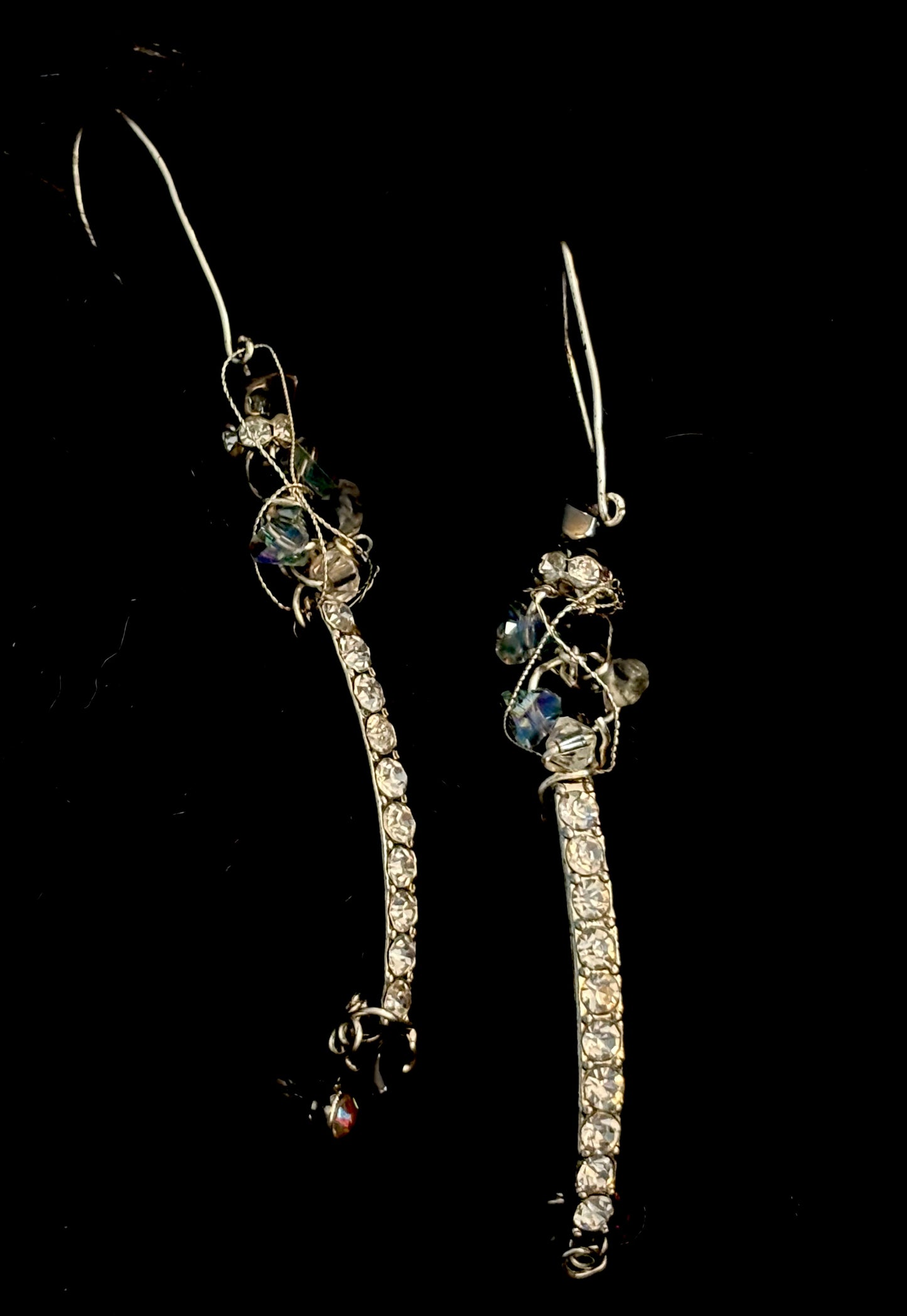 Pure old Hollywood…A Star Is Born: rhinestone crystal earrings