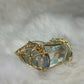 Aqua crystal ring: water royalty