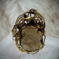 Smoky topaz ring: Gatsby‘s Daisy again ￼