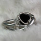 Silver ring with Black Onyx:         All Is Secure