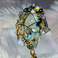 Glacial Empress: blue crystal ring ￼