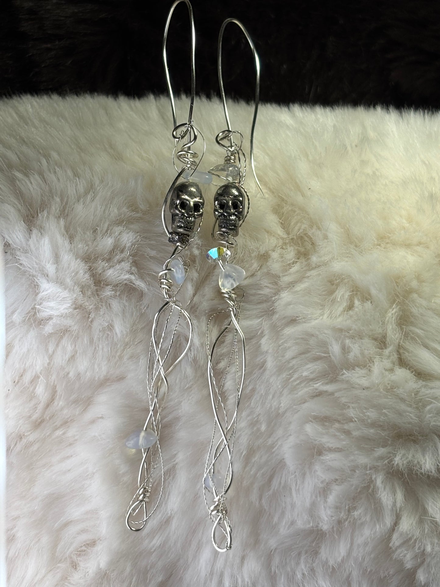 Pirate Love “The Storm, The Kiss, The Legend.”Moonstone Earrings : ‘Till death do we part’ series of The Johnny collection