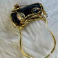 Lava Rock Ring in Gold ￼