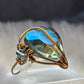 Crystal green heart ring