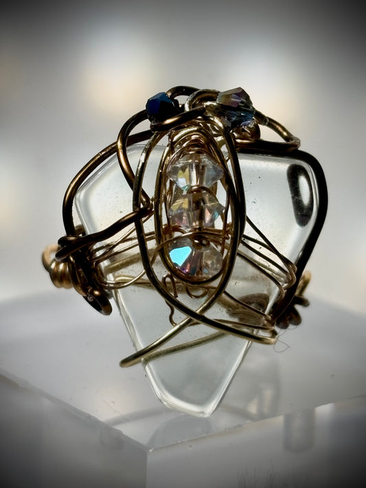 Gatsby’s Toast: Light Blue Irradiated Crystal