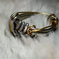 Silver and gold ring: circle of the unbroken promise