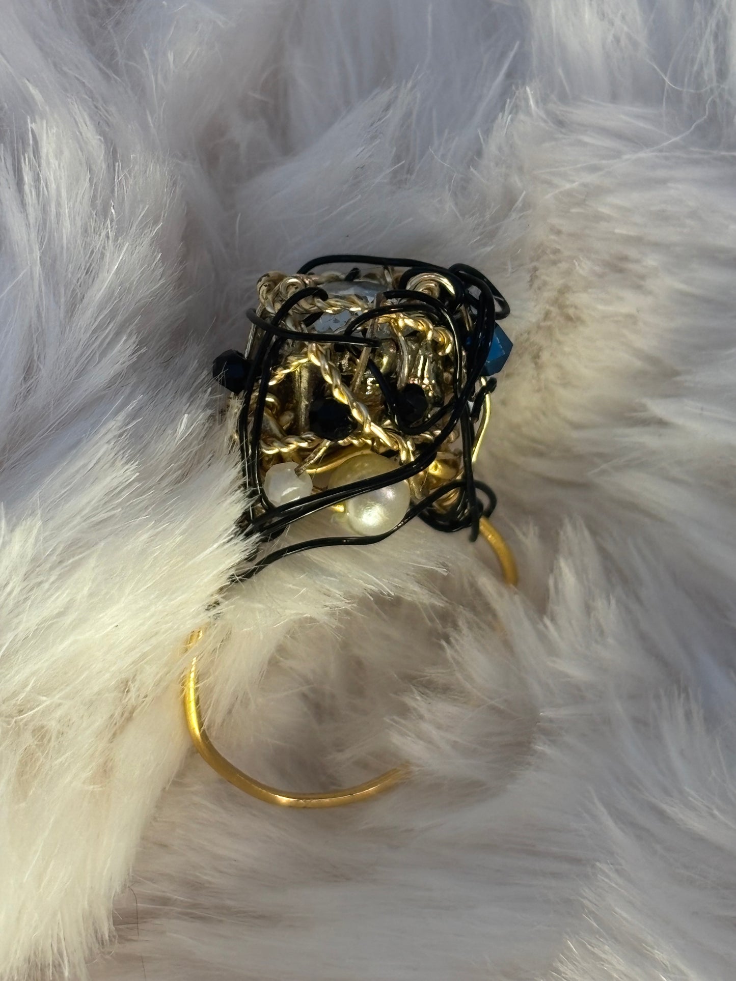 Diamond rhinestone ring: forever