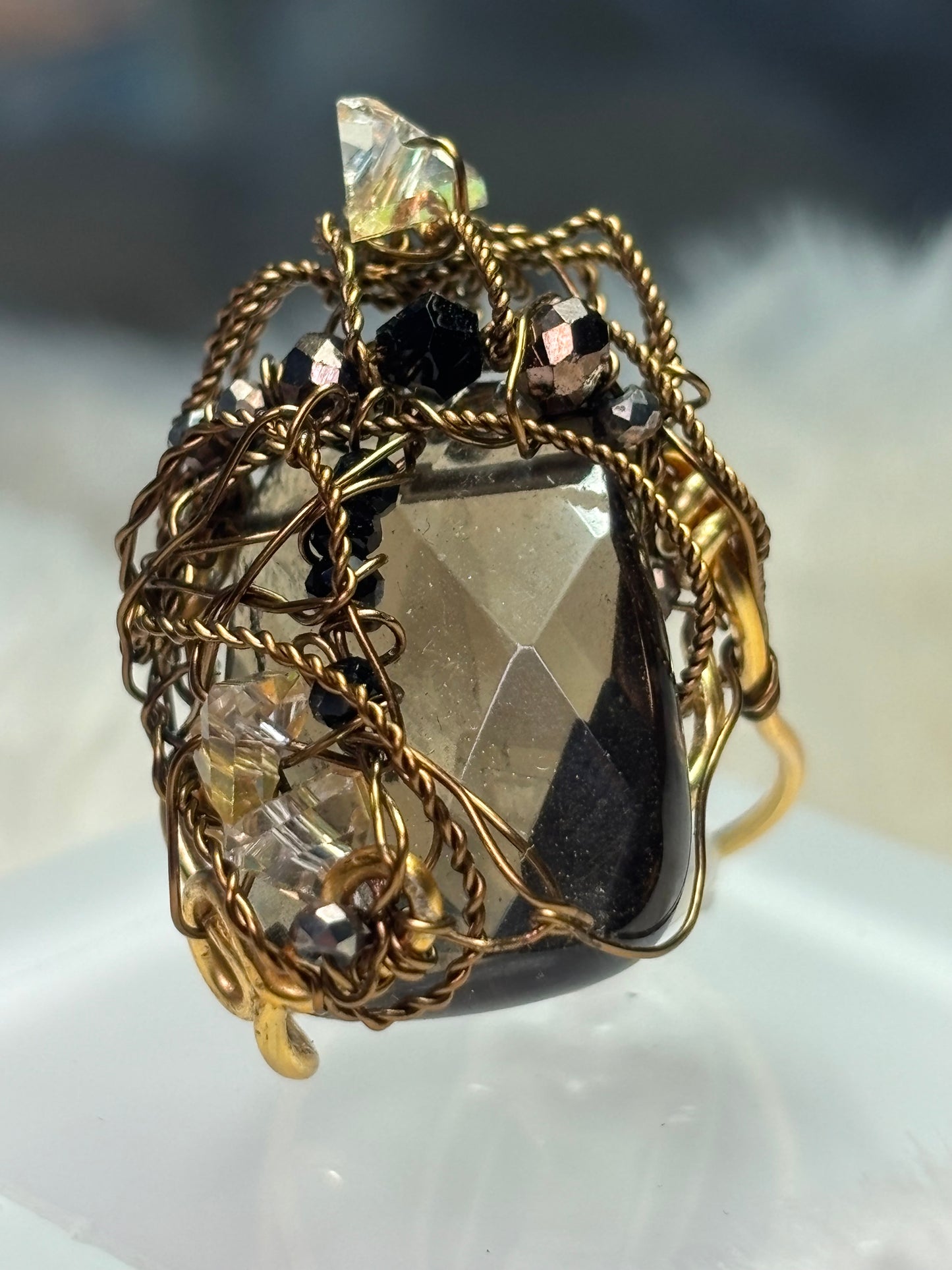 Topaz ring: ￼Gatsby’s Daisy ￼