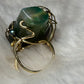 Rare Madagascar Sea Agate Ring