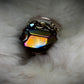 Titanium Aurora quartz ring: living color ￼