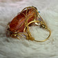 ruby zoisite ring