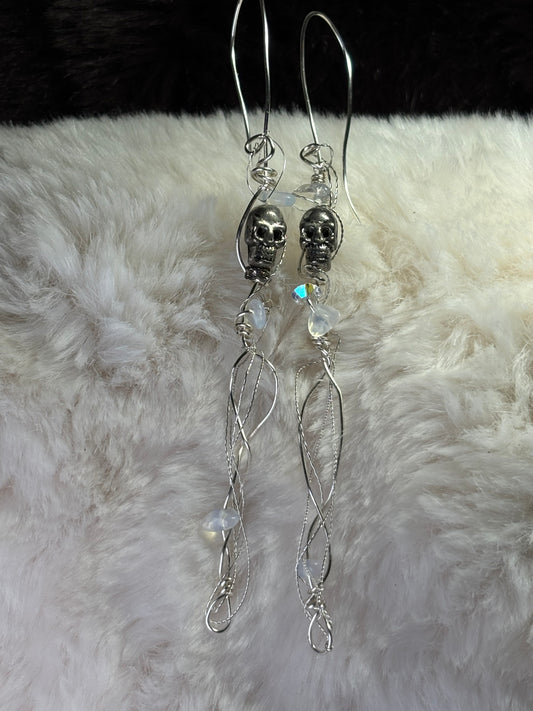 Pirate Love “The Storm, The Kiss, The Legend.”Moonstone Earrings : ‘Till death do we part’ series of The Johnny collection
