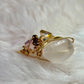 Rose quartz ring: pure princess ￼