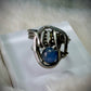 Blue Kyanite and Silver Ring:￼The Stabilizer
