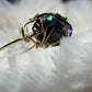Black Onyx ring: ancient strength ￼