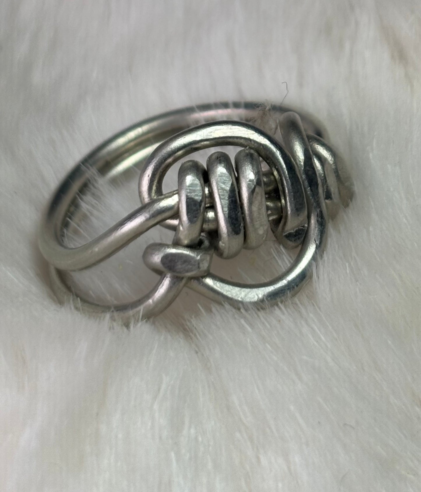 Silver talisman ￼ring of good luck