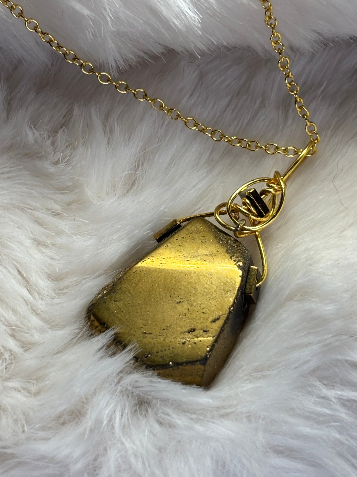 Pyrite Pendant: The Manifestor’s Shield