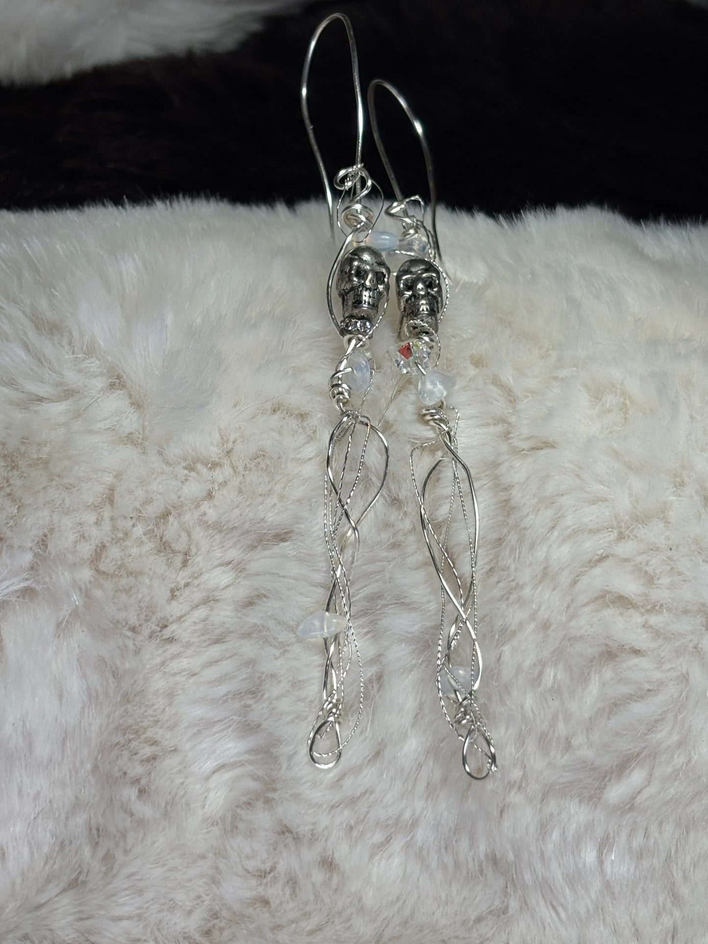 Pirate Love “The Storm, The Kiss, The Legend.”Moonstone Earrings : ‘Till death do we part’ series of The Johnny collection