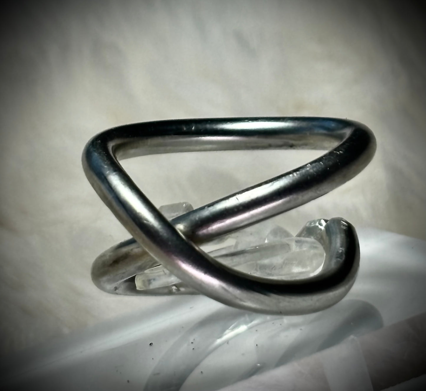 Silver ring: I AM NOW