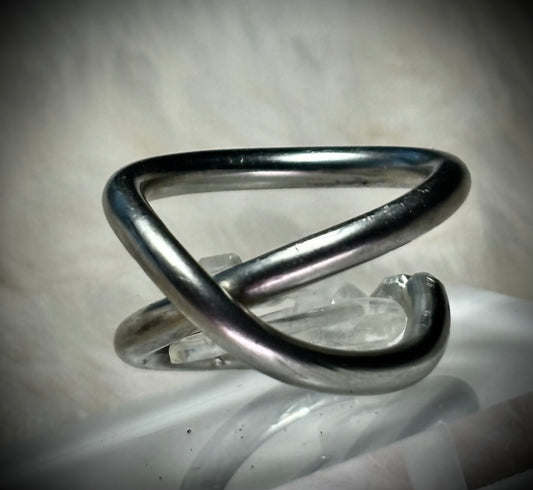 Silver ring: I AM NOW