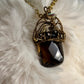 The Velvet Heirloom: vintage topaz pendant (set available)￼