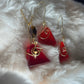 Fire drop: candy collection: pendant (set available)￼