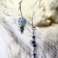 Quiet Sky: blue lepidolite, ear cuff ￼
