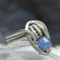 Blue Kyanite and Silver Ring:￼The Stabilizer