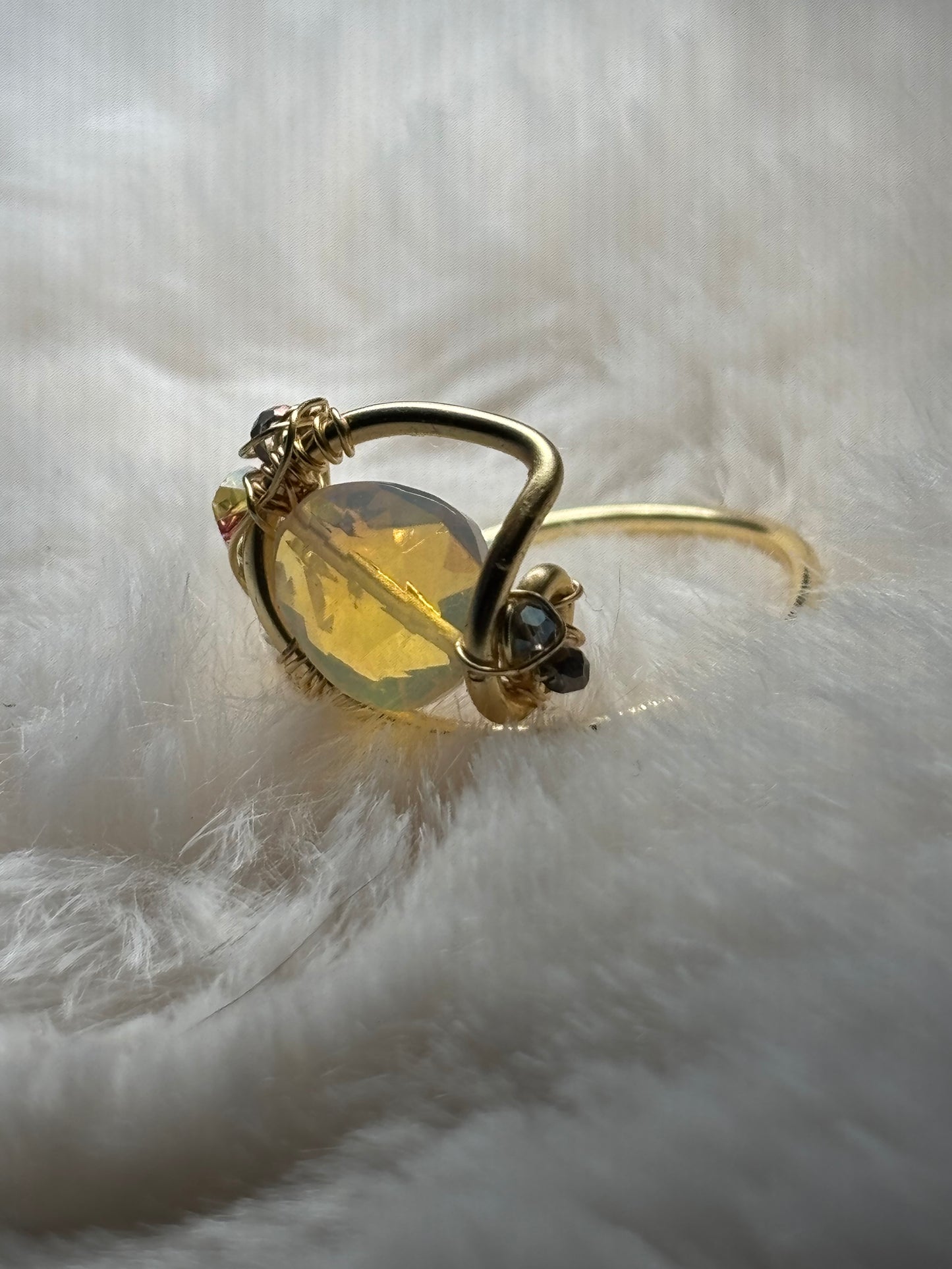 Opal ring: quiet wonder ￼