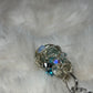 Hidden Prism, Rainbow Magic: green radiated crystal pendant