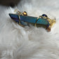 Celestial blade: Titanium Aura Quartz “ rainbow quartz”