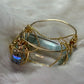 Aqua crystal ring: water royalty