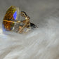 Brilliant Crystal in Gold Ring:￼Sunfire