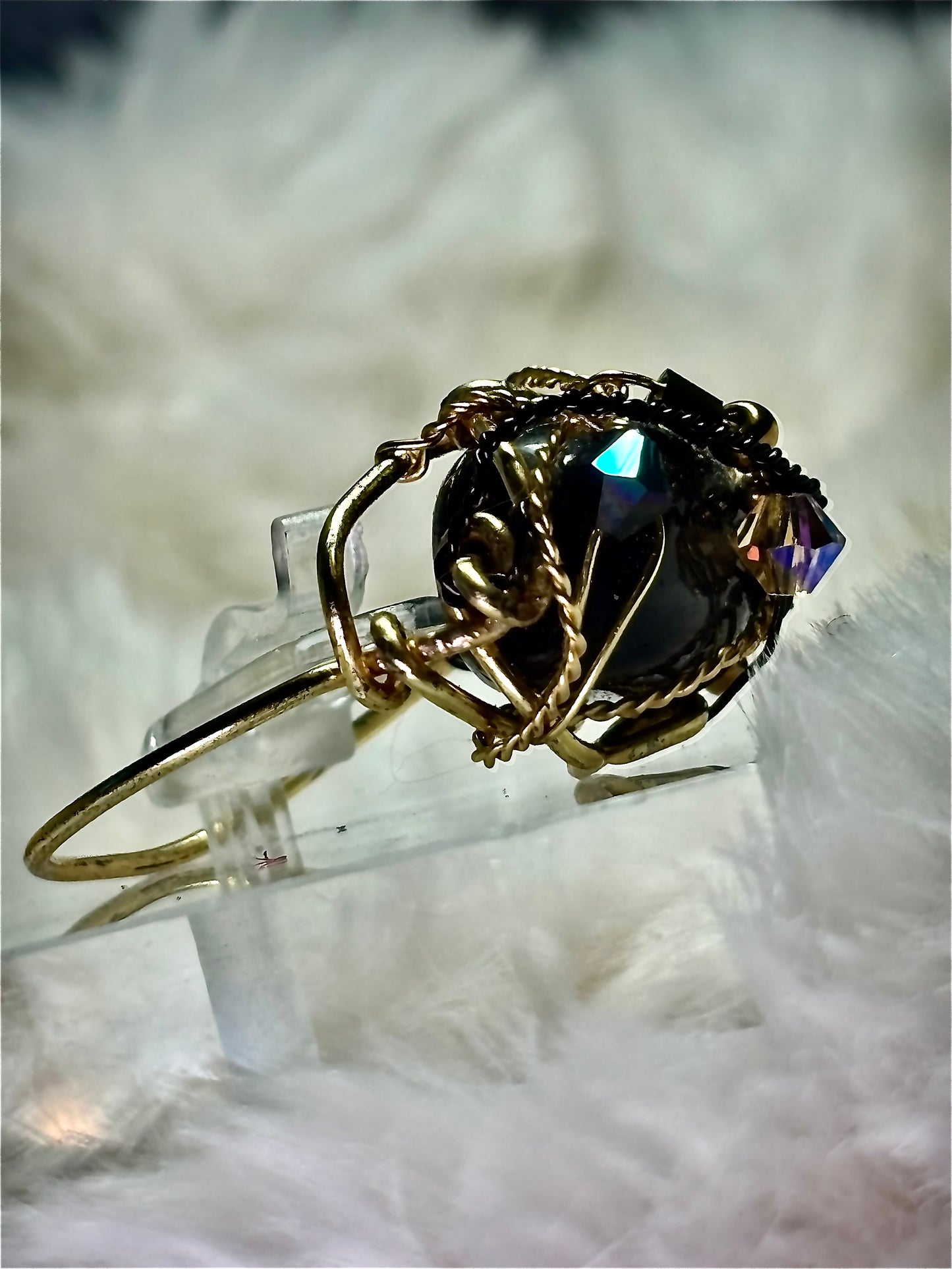 Black Onyx ring: ancient strength ￼