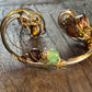 African Opal, tiger eye, Aberdeen, volcano rock ￼Bracelet: ￼