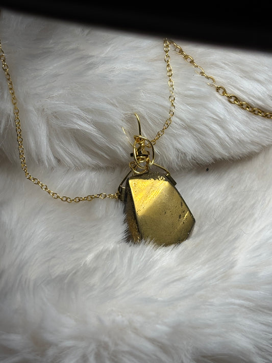 Pyrite Pendant: The Manifestor’s Shield