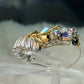 Crystal abstract ring: The Influencer