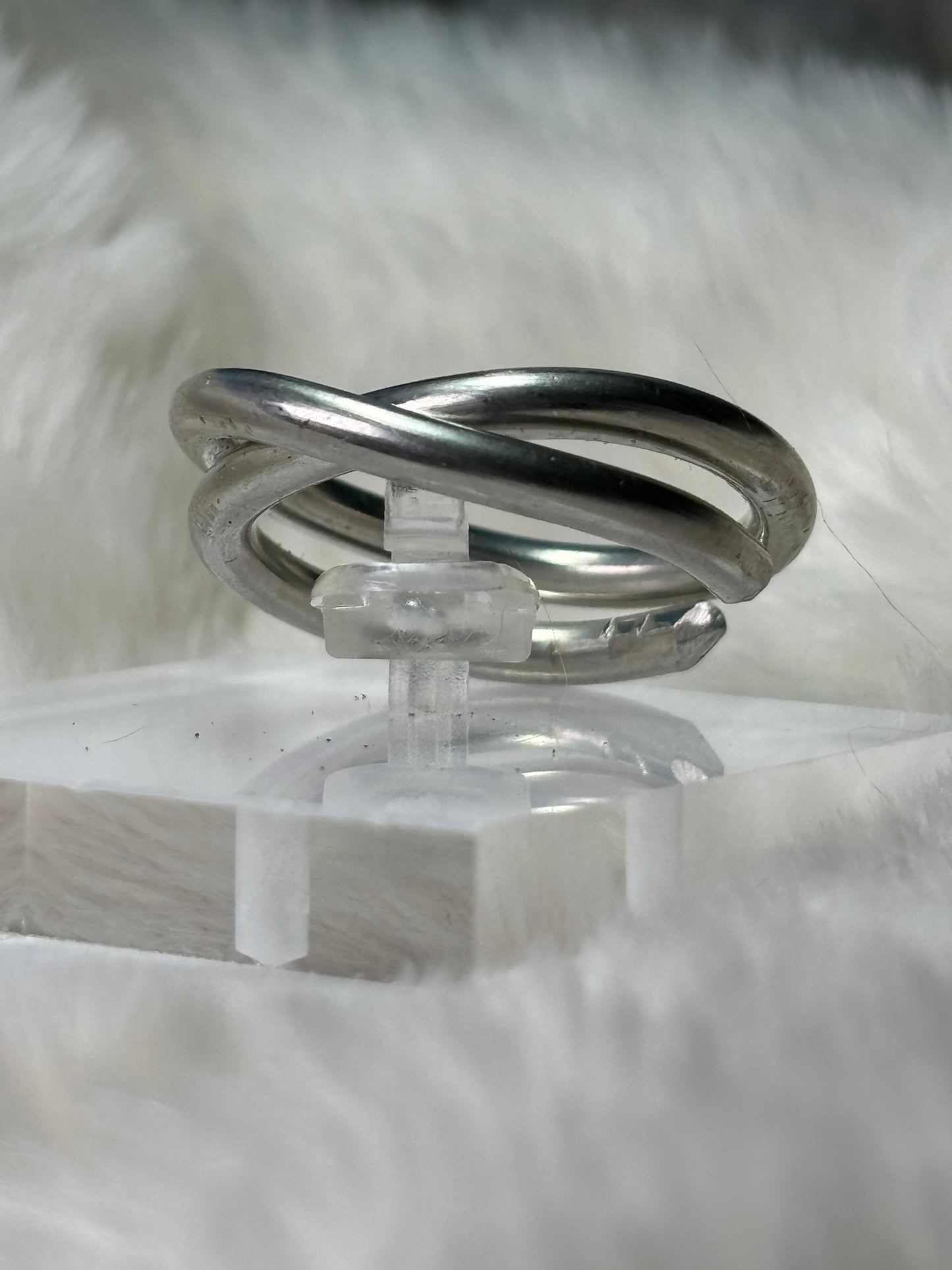 Silver ring: I AM NOW
