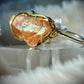 Sunburst Heat-treated Amethyst Ring:  Sun-Forged, Phoenix, Molten Earth