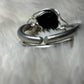 Silver ring with Black Onyx:         All Is Secure