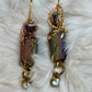 Earthen Stardust: Druzy Earrings