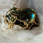 Labradorite heart ring: Knowing￼
